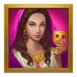 Lady symbol in Rome Fight For Gold Deluxe slot