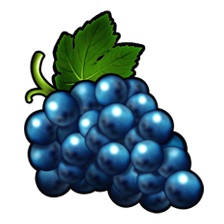 Grapes symbol in Shining Crown Clover Chance slot