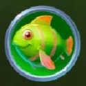 Green fish symbol in Big Money Bass 6 slot