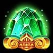 Emerald symbol in Ancient Fortunes Poseidon: WowPot Megaways slot