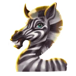Zebra symbol in Mega Moolah Megaways slot