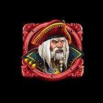 An old pirate symbol in Adventures Of Doubloon Island Link And Win slot