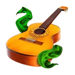 Guitar symbol in The Mighty Toro slot