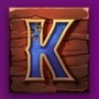 K symbol in Bones & Bounty slot