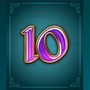 10 symbol in Sword of Arthur slot