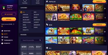 JVSpin Casino: Games