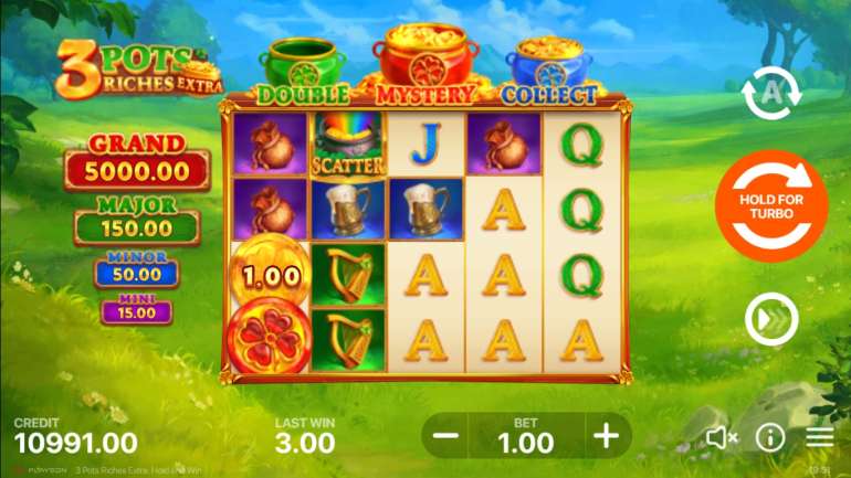 3 Pots Riches Extra: Hold and Win