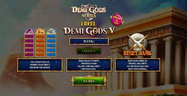 1 Reel Demi Gods V: Unique features