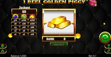 1 Reel Golden Piggy: Slot machine