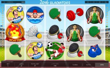 2016 Gladiators slot