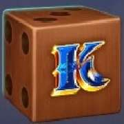 K symbol in Wolf Hunt — Dice slot