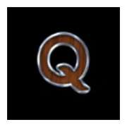 Q symbol in Dark Waters Power Combo slot