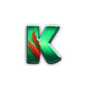 K symbol in Bad Bass slot