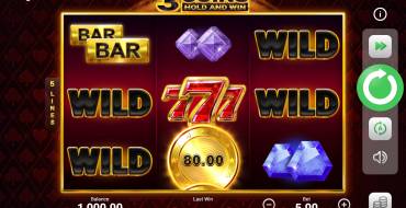 3 Coins Hold and Win: Slot machine