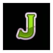 J symbol in Rabbit Fields slot