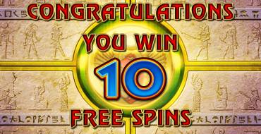 40 Almighty Ramses II: Free spins and/or respins