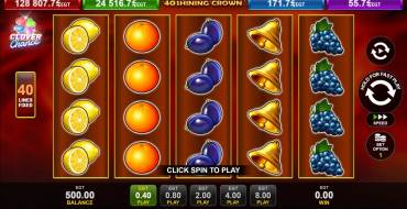 40 Shining Crown Clover Chance: Slot machine