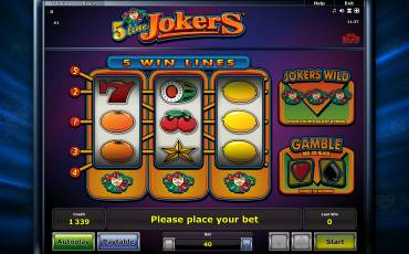 5-Line Jokers slot