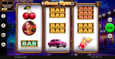 777 – Havana Nights: Slot machine