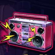 Boombox symbol in Hustling slot