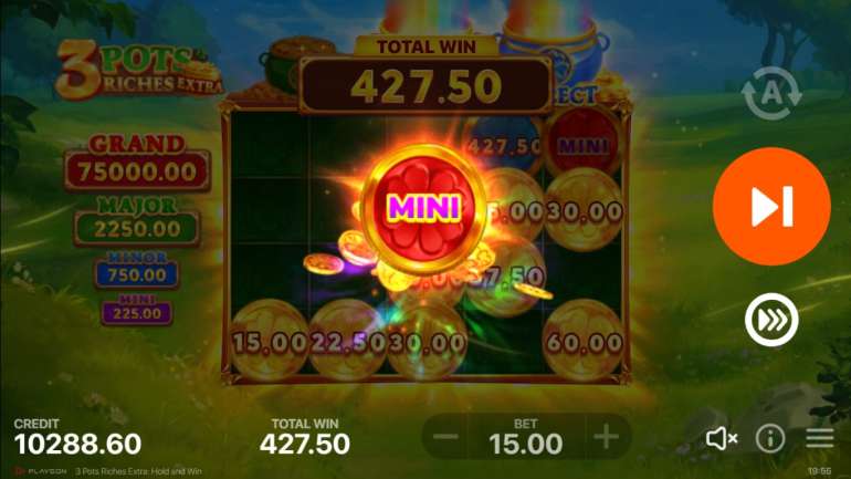 3 Pots Riches Extra: Hold and Win