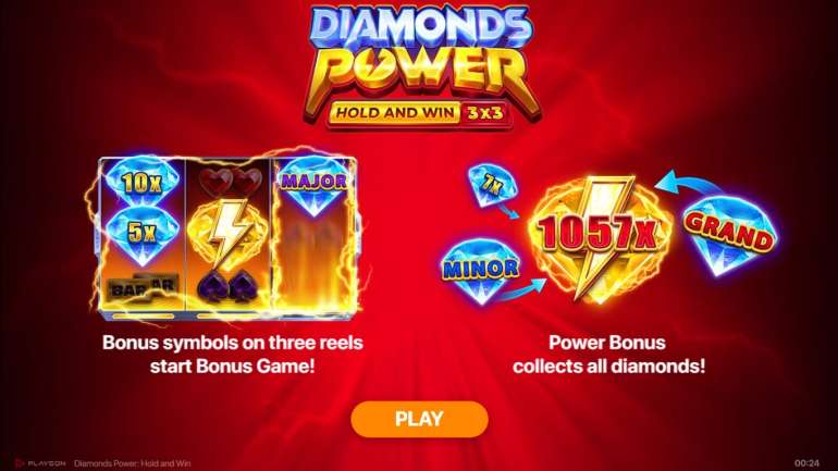 Diamonds Power: Hold and Win