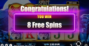 Alpha Spirit: Free spins