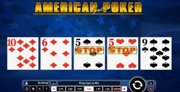 American Poker Gold: Slot machine