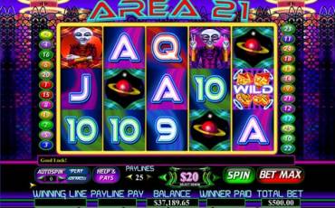 Area 21 slot