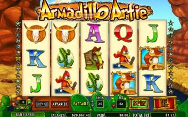 Armadillo Artie slot