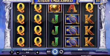 Atlas Unleashed: Slot machine