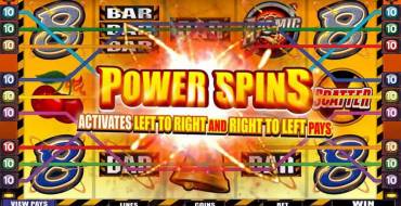 Atomic 8s – Power Spin: Free spins and/or respins