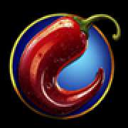 Hot pepper symbol in Dia De Los Muertos 2 slot