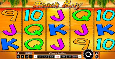 Beach Party: Slot machine