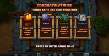 Bone Raiders: Bonus games