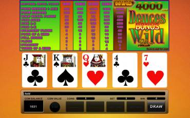 Bonus Deuces Wild Poker online