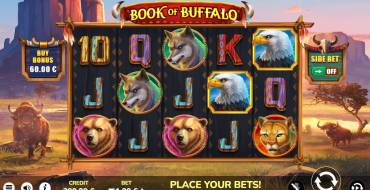 Book of Buffalo: Slot machine