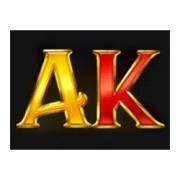 A, K. symbol in Book of Gold Multichance slot