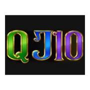 Q, J, 10 symbol in Book of Gold Multichance slot