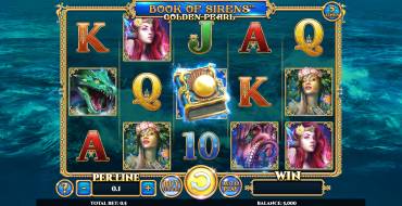 Book of Sirens Golden Pearl: Slot machine