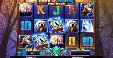 Book Of Wolves Full Moon: Slot machine