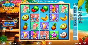 Booming Fruity Boom: Slot machine