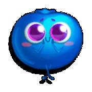 Bouncy Bombs: Blueberry