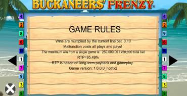 Buckaneers' Frenzy: Rules