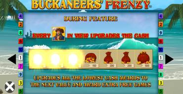 Buckaneers' Frenzy: Unique features