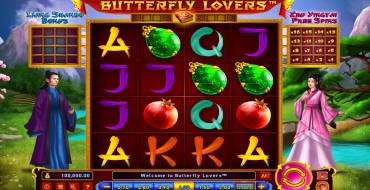 Butterfly Lovers: Slot machine