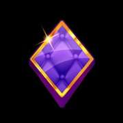 Purple diamonds symbol in 9 Mad Hats King Millions slot