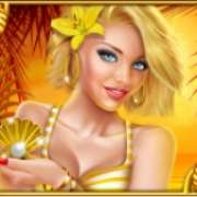 A girl symbol in Tropical Beauties Clover Chance slot