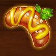 Sausage symbol in Sizzling Spins slot