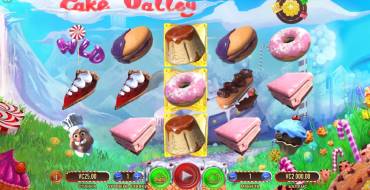 Cake Valley: The main screen